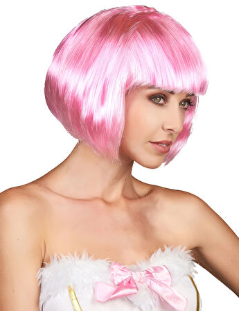 Küt Peruk - Toz Pembe (açık Pembe)