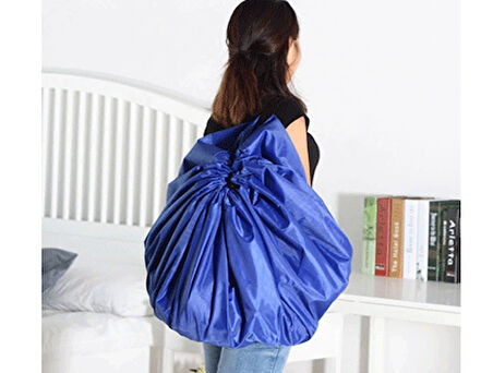 Taşınabilir Büyük Oyuncak Hurcu - Mavi