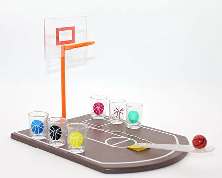 Basket Tasarımlı Shot Bardak Oyunu Alk1082