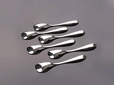 Dondurma Kaşığı - Kalpli (6adet)