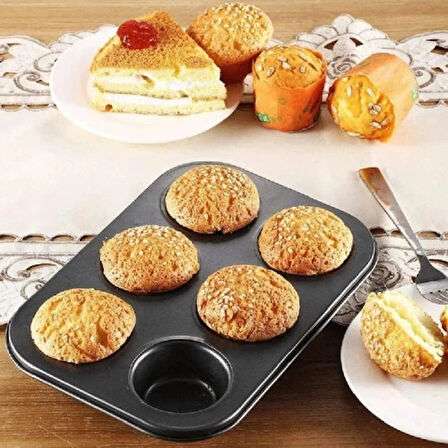6'lı Muffin Kek Kalıbı