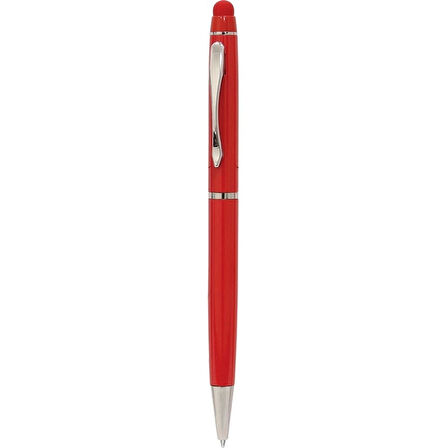 Kırmızı Touchpen Metal Kalem