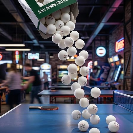 3 Yıldız Masa Tenisi Pinpon Topu +40 Gazlı Yapı Sekme Garantili Profesyonel Pingpong Top 12 Adet
