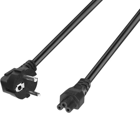 S-link D48 1.5 Metre D48 Power Kablo Güç Kablosu 3 Pin Kutuplu HP Lenovo Asus Acer Laptop Şarj Cihazı TV Yazıcı Projektör Ekran Şarj Kablosu Tüm Notebook Şarjları Uyumlu Yonca Power Kablosu