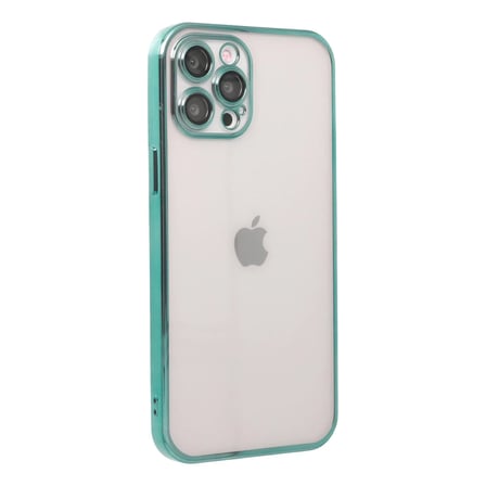 Apple iPhone 12 Pro Kılıf Razer Lensli Silikon - Yeşil