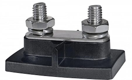 PowerBar İkili terminal Maks 48V DC Kalay Kaplı Bakır