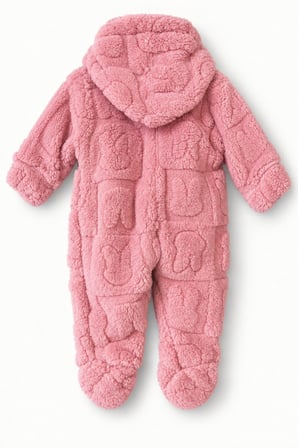  Kız Erkek Bebek Tavşan ve Ayı Oyuncaklı Peluş Tulum TLM0301
