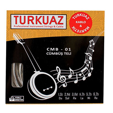 Turkuaz CMB-01 Takım Tel Cümbüş Teli