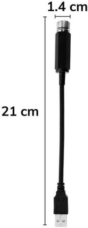 Kırmızı Ayak Altı Tavan Star Led Araç içi Atmosfer Ambians Işık Oto Araba İç Tavan Yıldız Ayarlanır USB Lamba