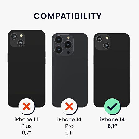 Apple iPhone 14 Kılıf Boyun Omuz Askılı İpli Şeffaf Silikon