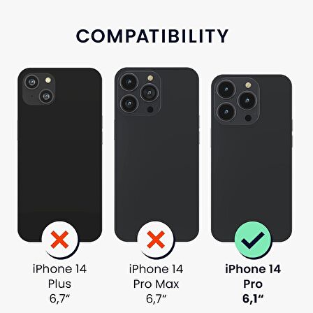 Apple iPhone 14 PRO Kılıf Boyun Omuz Askılı İpli Şeffaf Silikon