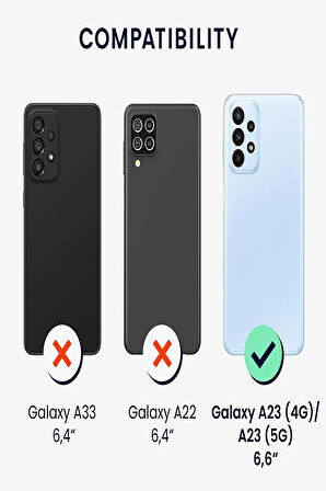 Samsung Galaxy A23 Kılıf Boyun Omuz Askılı iPli Şeffaf Silikon