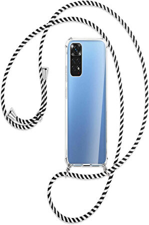 Xiaomi Redmi Note 11S Şeffaf Boyun Omuz Askılı İpli Kılıf