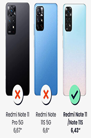 Xiaomi Redmi Note 11S Şeffaf Boyun Omuz Askılı İpli Kılıf