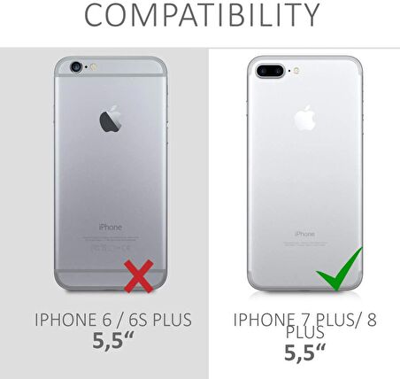 Apple iPhone 7 PLUS Kılıf Kamera Lens Korumalı Kenarları Renkli Gold Arkası Şeffaf Silikon