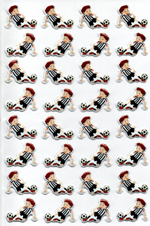 Sticker Kabartmalı A4 Boyutunda Stiker Defter, Planlayıcı Etiket, -(lim084) - Bjk Taraftar