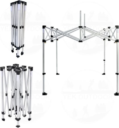 Teleskopik 3x2 m Bagaj Boy Otomatik Gazebo İskeleti | Çardak İskeleti