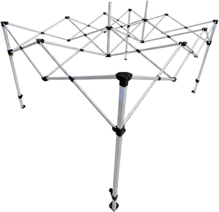 Teleskopik 3x2 m Bagaj Boy Otomatik Gazebo İskeleti | Çardak İskeleti