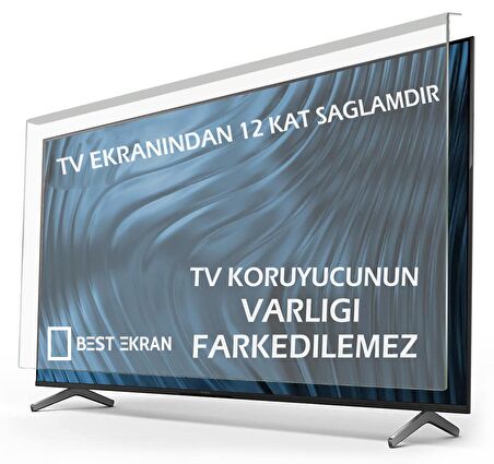 Toshiba 65UA3E63DT TV EKRAN KORUYUCU - Toshiba 65" inç 164 Ekran Koruyucu android smart 