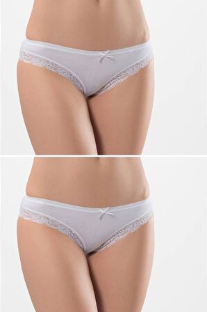 Türen Kadın Likralı Fistolu Bikini (2li Paket)