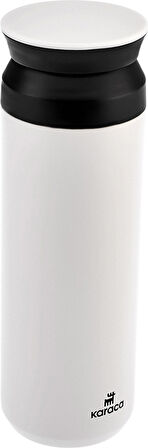 Karaca Rainbow Krem Paslanmaz Çelik Termos 500ml (8 SAATE KADAR SICAK/SOĞUK TUTMA)