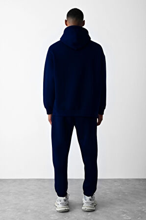 Unisex Oversize 3 İplik Şardonlu Eşofman Takımı – Kışlık