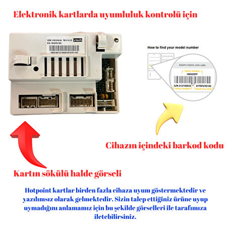 Hotpoin Ariston İndesit Çamaşır Anakart bitron