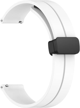 Huawei Watch Ultimate 2 ile uyumlu Manyetik Tokalı Silikon Kordon Kayış - FC144