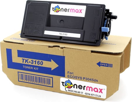 Kyocera Uyumlu TK-3160 Muadil Toner / P3045dn / P3050dn / P3055dn / P3060dn