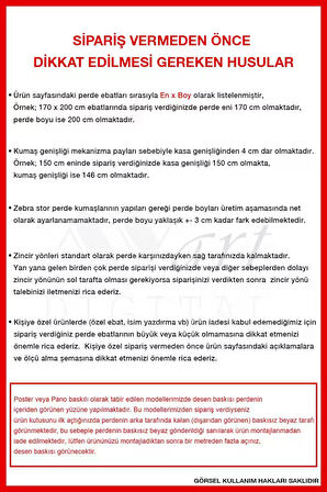 Renkli Notalar Baskılı Zebra Perde -Müzik Melodi - Dijital Baskılı Zebra Stor Perde