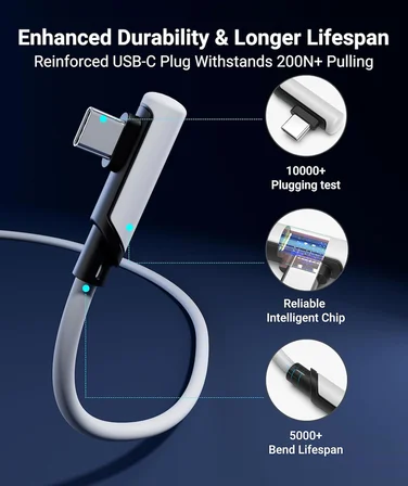 bağlantı kablosu, 5 m, Meta/Oculus Quest 3/2/Pro ve Pico4/Pro aksesuarları ve PC/Steam VR ile uyumlu, yüksek hızlı PC veri aktarımı, USB 3.0 bağlantı kablosu, VR kulaklık, oyun bilgisayarı