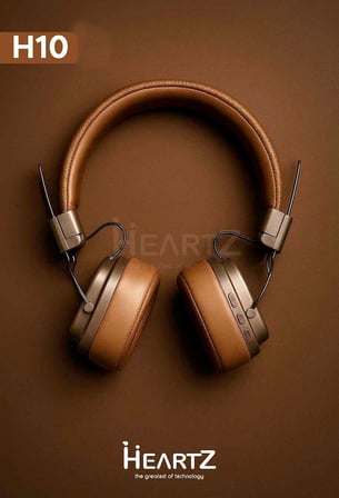 CLASİC H10 KAFAÜSTÜ WİRELESS BLUETOOTH KULAKÜSTÜ BÜYÜK KLASİK ÜST KALİTE KABLOSUZ KULAKLIK 120 SAAT BEKLEME 8 SAAT AKTİF MÜZİK 5.4 VERSİON BLUETOOTH (KOYU KAHVE)