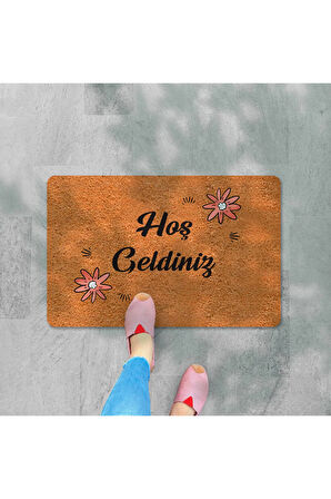 Dijital Baskılı kapı önü paspas Hoşgeldiniz  Çok Amaçlı Iç ve Dış Kapı Paspası