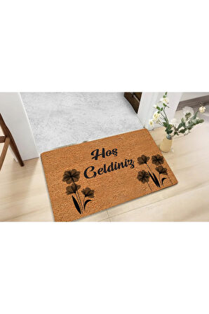 Dijital Baskılı kapı önü paspas Hoşgeldiniz  Çok Amaçlı Iç ve Dış Kapı Paspası