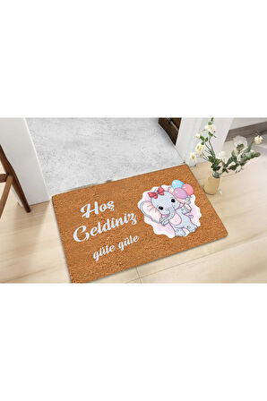 Dijital Baskılı kapı önü paspas Hoşgeldiniz  Çok Amaçlı Iç ve Dış Kapı Paspası