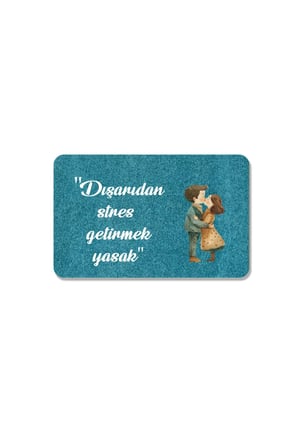 Dijital baskılı Hoş geldiniz yazılı çiçek desenli kapı önü paspası iç ve dış için yıkanabilir Kaymaz