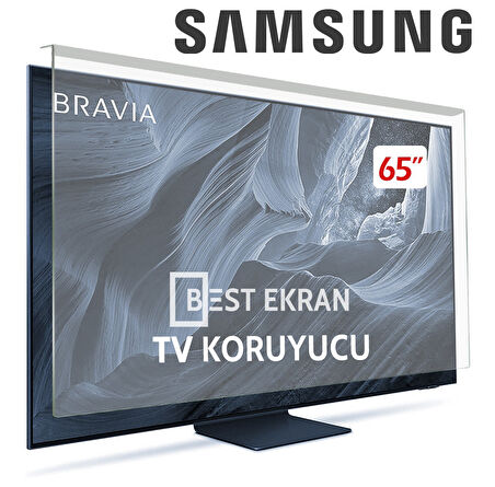 Samsung 65S90F Tv Ekran Koruyucu - Samsung 65" inç 163cm 164 Ekran KIRILMAZ OLED KORUYUCU QE65S90FATXTK