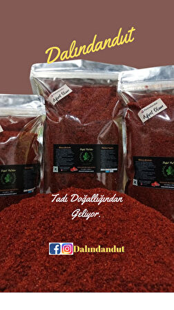 Yeni Mahsül Doğal ipek pul biber 500 gr ( Katkısız)