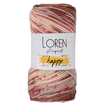 Loren Happy Ebruli El Örgü İpi Renk Kodu : ( RH002 )