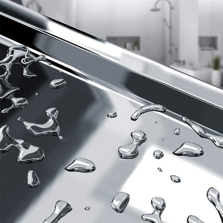 25x25 Cm 304 Paslanmaz Çelik Tepe Duşu – Geniş Kare Duş Başlığı, Sabit Tepe Duş Başlığı, Handshower Uyumlu, Modern ve Dayanıklı Duş Sistemi Parçası (Kare)