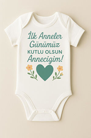 Organik %100 Pamuk Bebek Body Badi Zıbın ZBN507