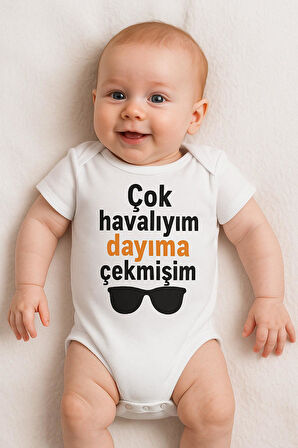 Organik %100 Pamuk Bebek Body Badi Zıbın ZBN499