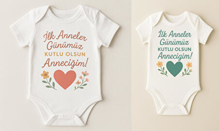 Organik %100 Pamuk Bebek Body Badi Zıbın ZBN512