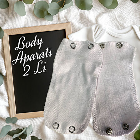 Organik Body Uzatma Aparatı 2 Çıtçıtlı 2'li(9,5cm)