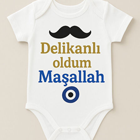 Organik %100 Pamuk Bebek Body Badi Zıbın ZBN481