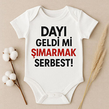 Organik %100 Pamuk Bebek Body Badi Zıbın ZBN504