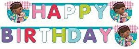 DOC MCSTUFFİNS HAPPY BİRTHDAY BANNER 2.2M