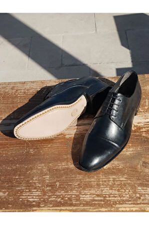 Erkek Yazlık Kundura Hakiki Deri Neolit Taban Bağlı