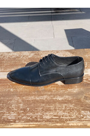 Erkek Yazlık Kundura Hakiki Deri Neolit Taban Bağlı