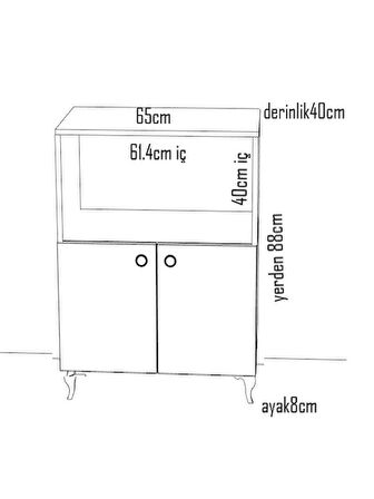 elay mikrodalga dolabı 